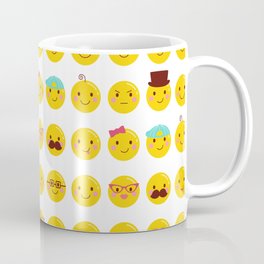Cheeky Emoji Faces Coffee Mug