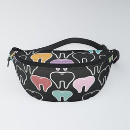Colorful Teeth Pattern Fanny Pack