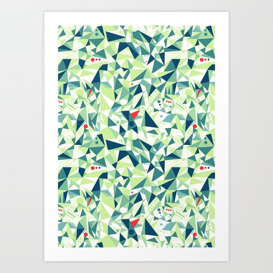 Moment Pattern Art Print
