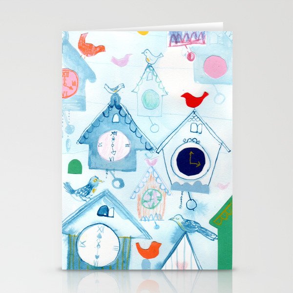 Cuckoo Clocks-Time for fun! Stationery Cards