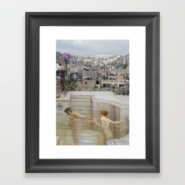 Women Bathing in Amman Framed Art Print