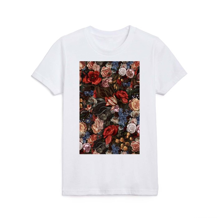 Vintage Summer Floral II Kids T Shirt