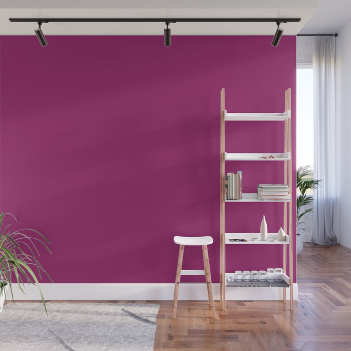 Orchid Flower 150-38-31 Deep Pink Purple Solid Color 2022 Colour of the Year Wall Mural
