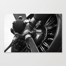 radial plane engine Canvas Print