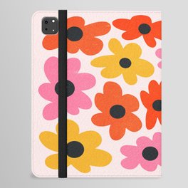 Retro Flowers: Pastel Edition iPad Folio Case