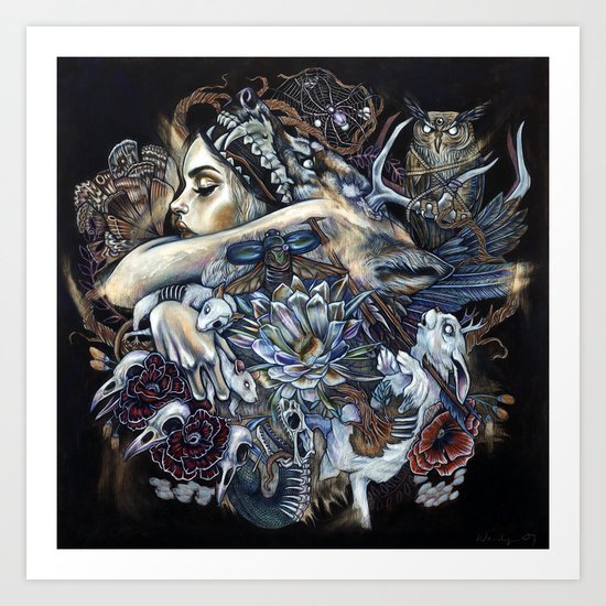 The Hunt Deux Art Print