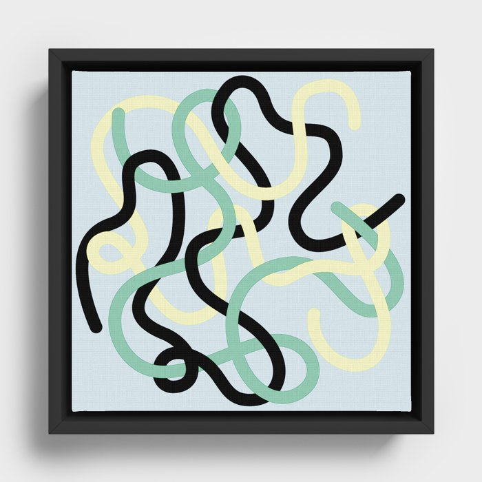 Loopy Framed Canvas
