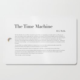 The Time Machine by H.G. Wells Cutting Board