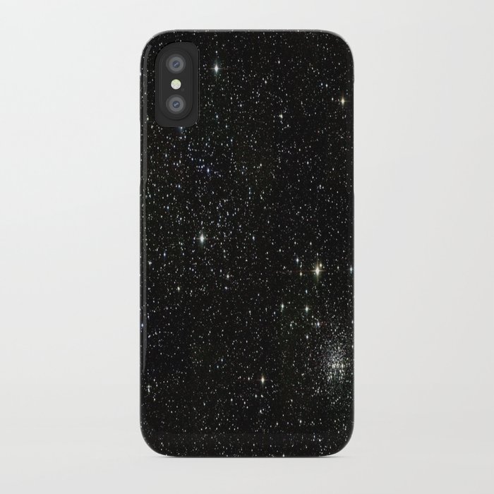 universe space stars planets galaxy black and white iphone case
