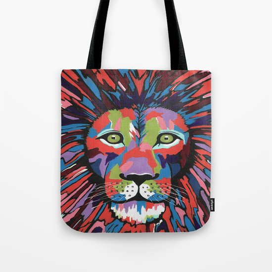 Flamboyant Lion Tote Bag