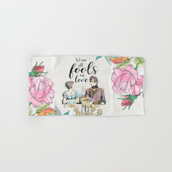 Pride and Prejudice - Fools in Love Hand & Bath Towel