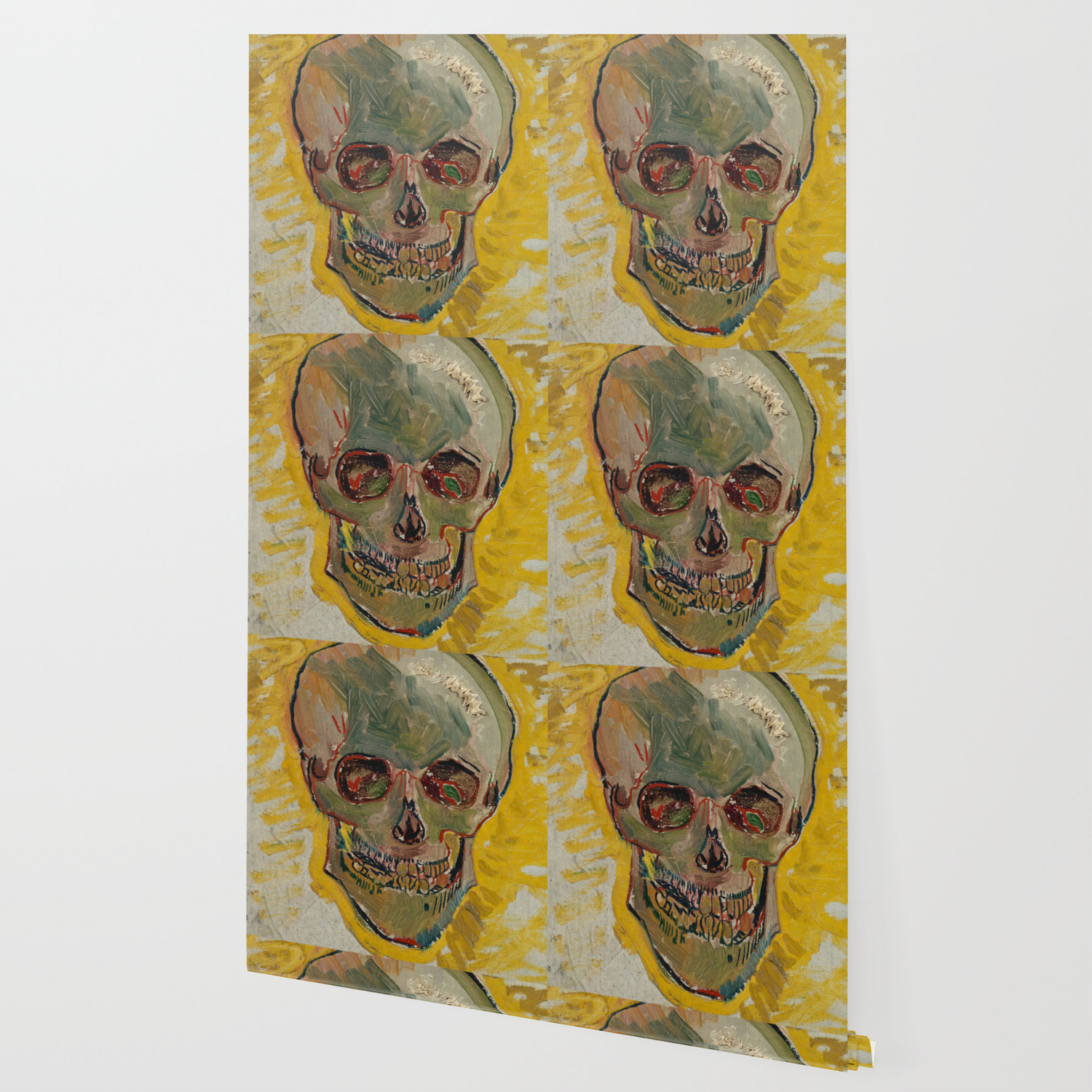 vincent van gogh skull painting