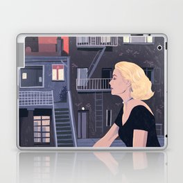 Rear window - Classic Movie - Lockdown style illustration print Laptop & iPad Skin