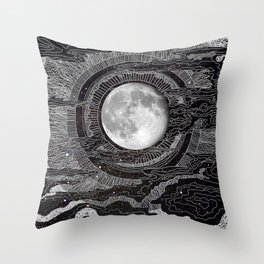 Moon Glow Throw Pillow