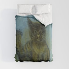 Cat is sad Comforter