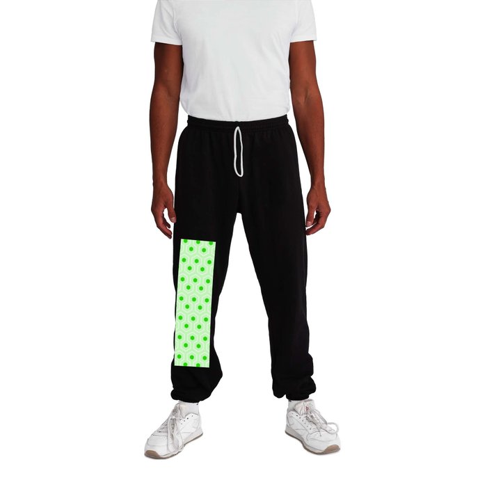 Tea Green Two Color Hex Beautiful Interior Design Sweatpants by