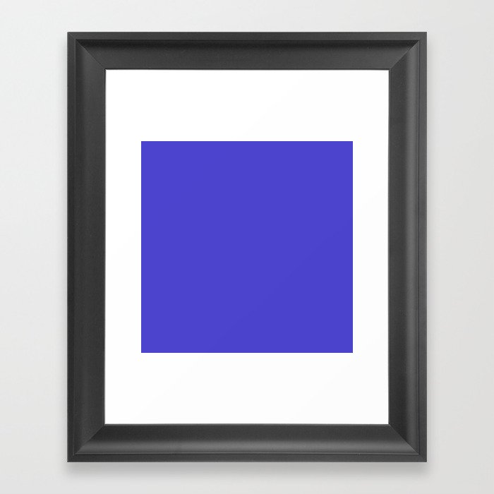 Simply Cute Blue Framed Art Print