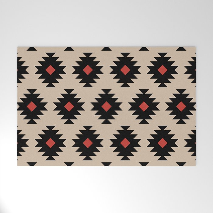 Colorful Southwestern Pattern 486 Welcome Mat