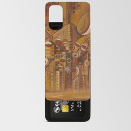 Home Sweet Home surreal African painting Android Card Case