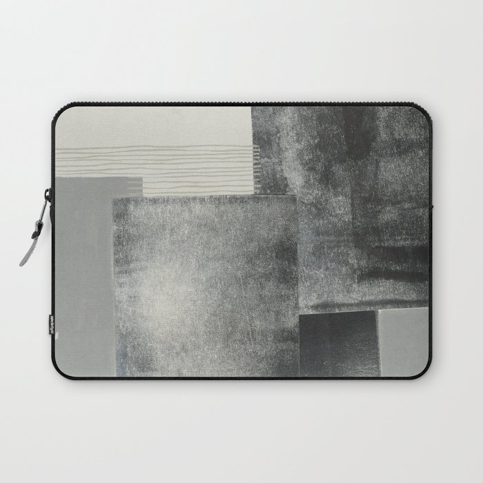Monochrome Blocks #1 Laptop Sleeve