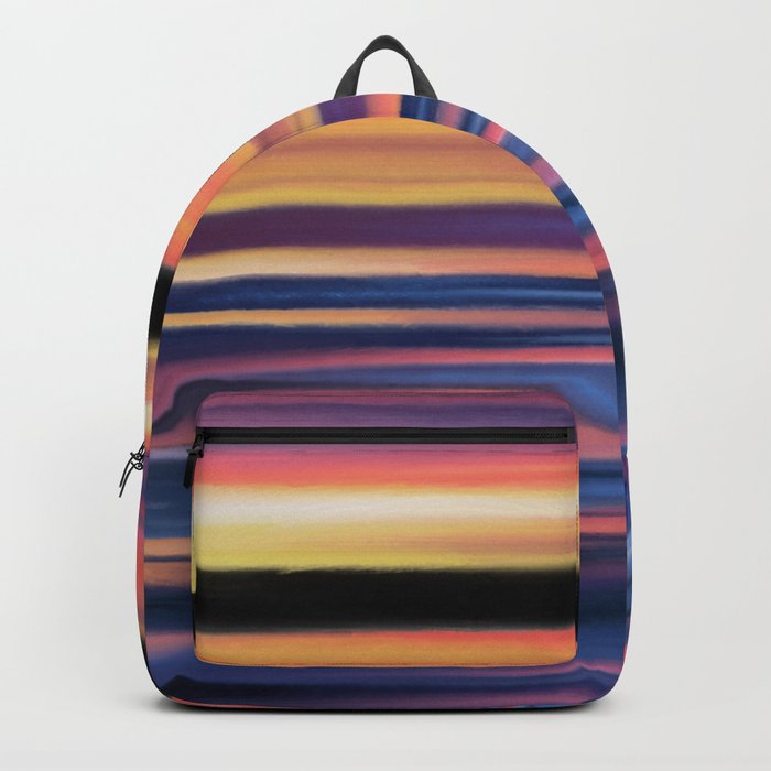 Sunset Over Calm Waters Backpack