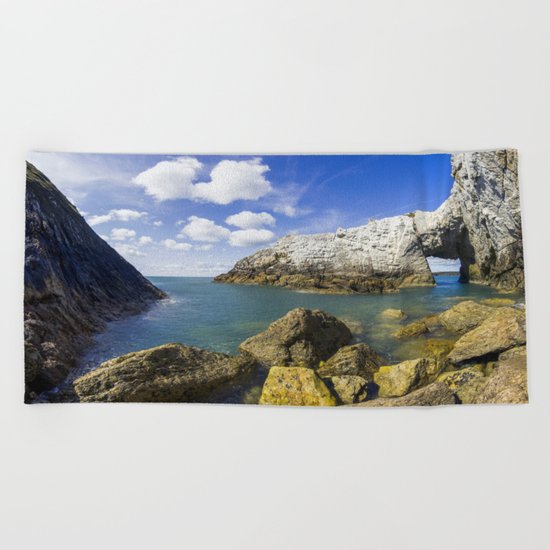 The White Arch Beach Towel