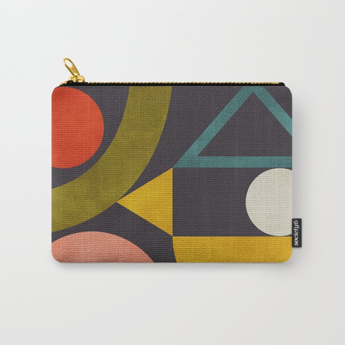 mid century bauhaus geometry abstract 2020 Carry-All Pouch