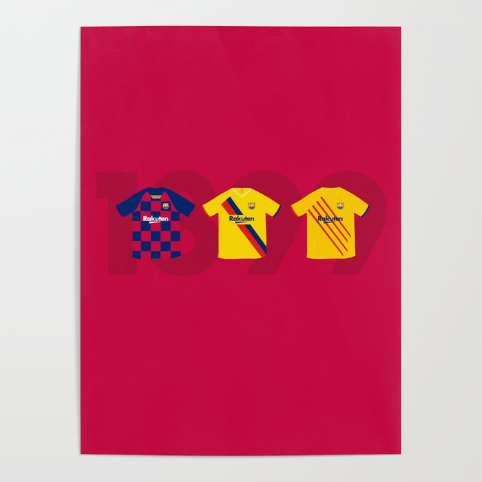 Barcelona Kits 2019/2020 Poster
