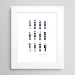 Boca Juniors - All-time squad Framed Art Print
