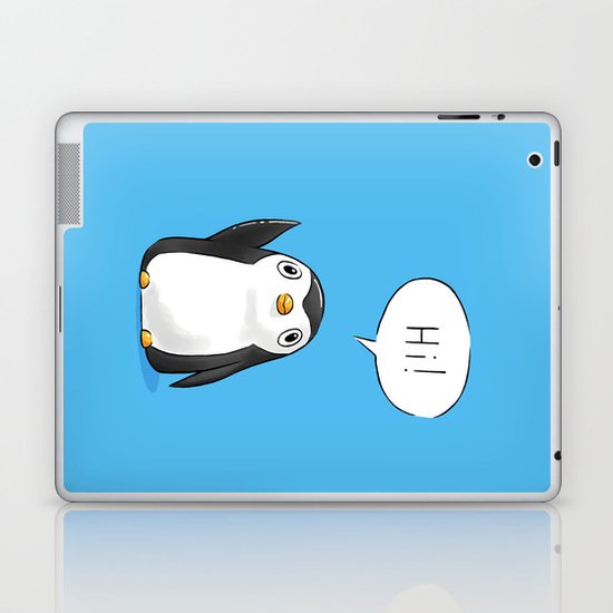Hi Penguin Laptop & iPad Skin