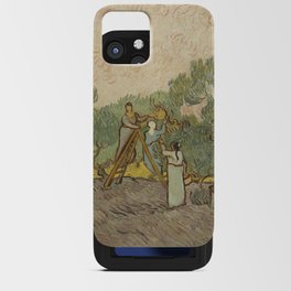 Women Picking Olives iPhone Card Case