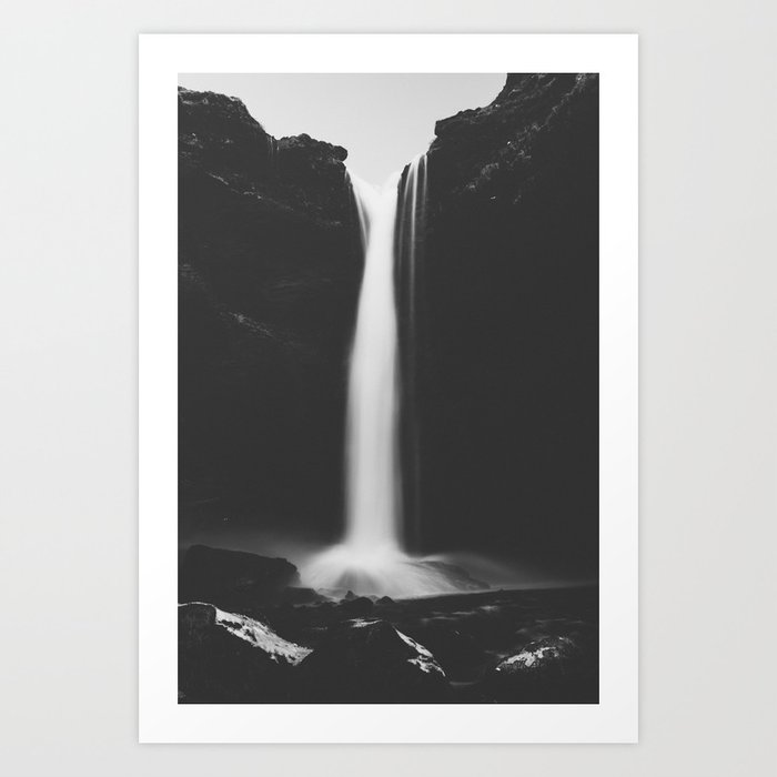 Hidden waterfall - Landscape and Nature Photography Art Print