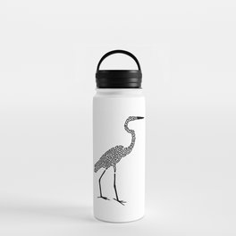 Squiggle Egret Water Bottle