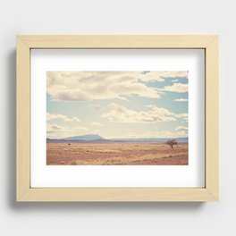 West Texas Recessed Framed Print