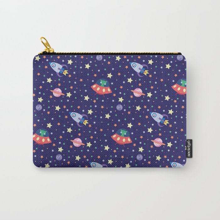 Cosmic Threads - Interstellar Pattern Carry-All Pouch
