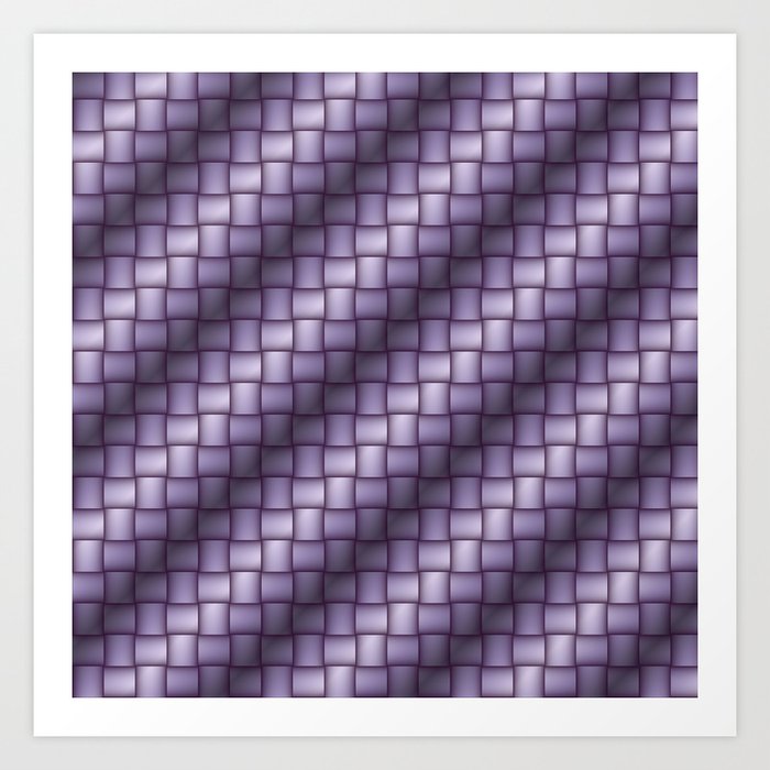 Purple Waves Art Print