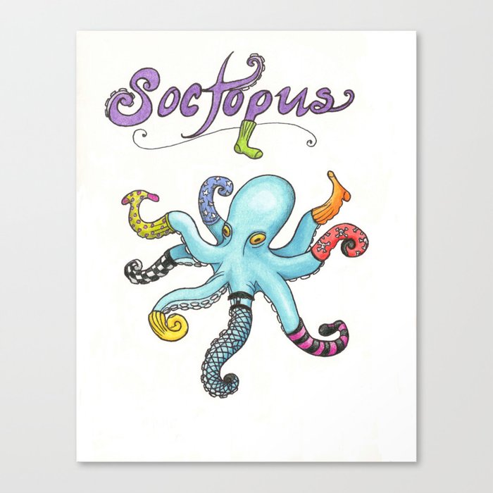 Soctopus Canvas Print