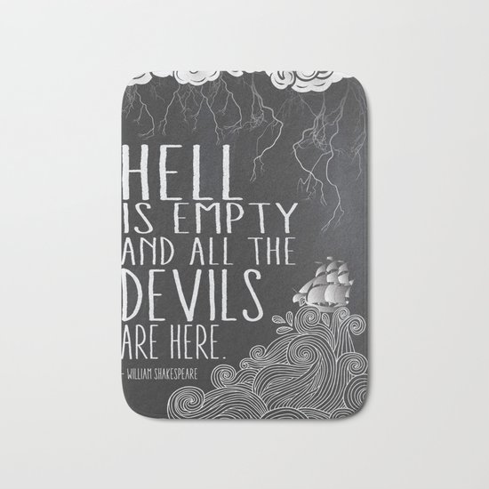 Hell is Empty Bath Mat