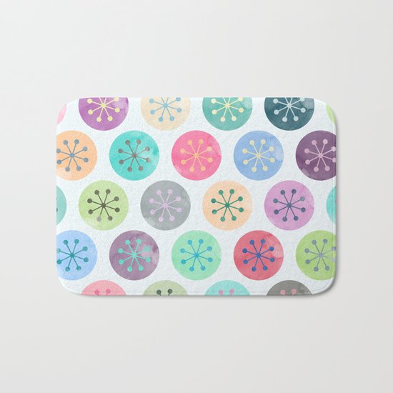 Watercolor Lovely Pattern V Bath Mat