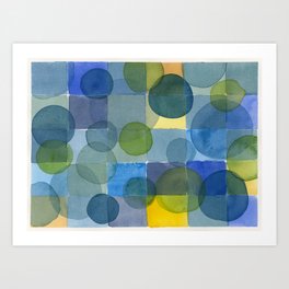 Boxed In, Going In Circles Art Print