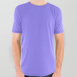 Lavender-Blue Shadow All Over Graphic Tee