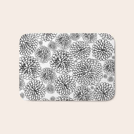 FLOWERY FLOWERS Bath Mat
