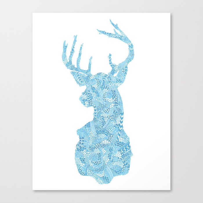 Hello, Deer Canvas Print
