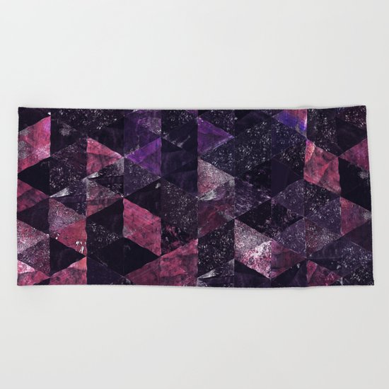 Abstract Geometric Background #13 Beach Towel