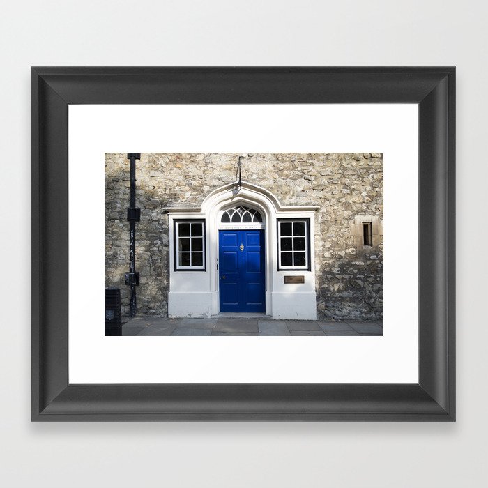 Blue Door Framed Art Print