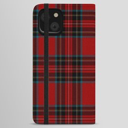 Red Tartan 2 iPhone Wallet Case