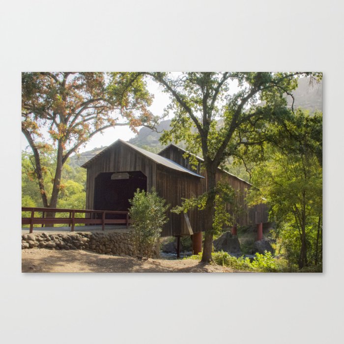 Honey Run Covered Bridge Canvas Print