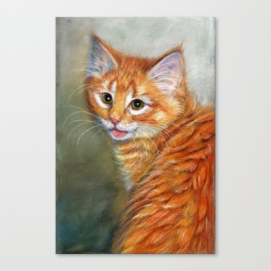 Ginger Kitten 1 Canvas Print