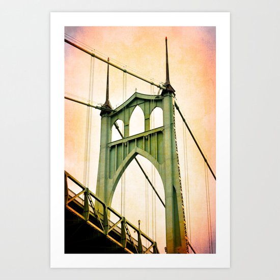 ST. JOHNS BRIDGE Art Print