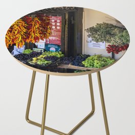 Vegetables in Naples Side Table
